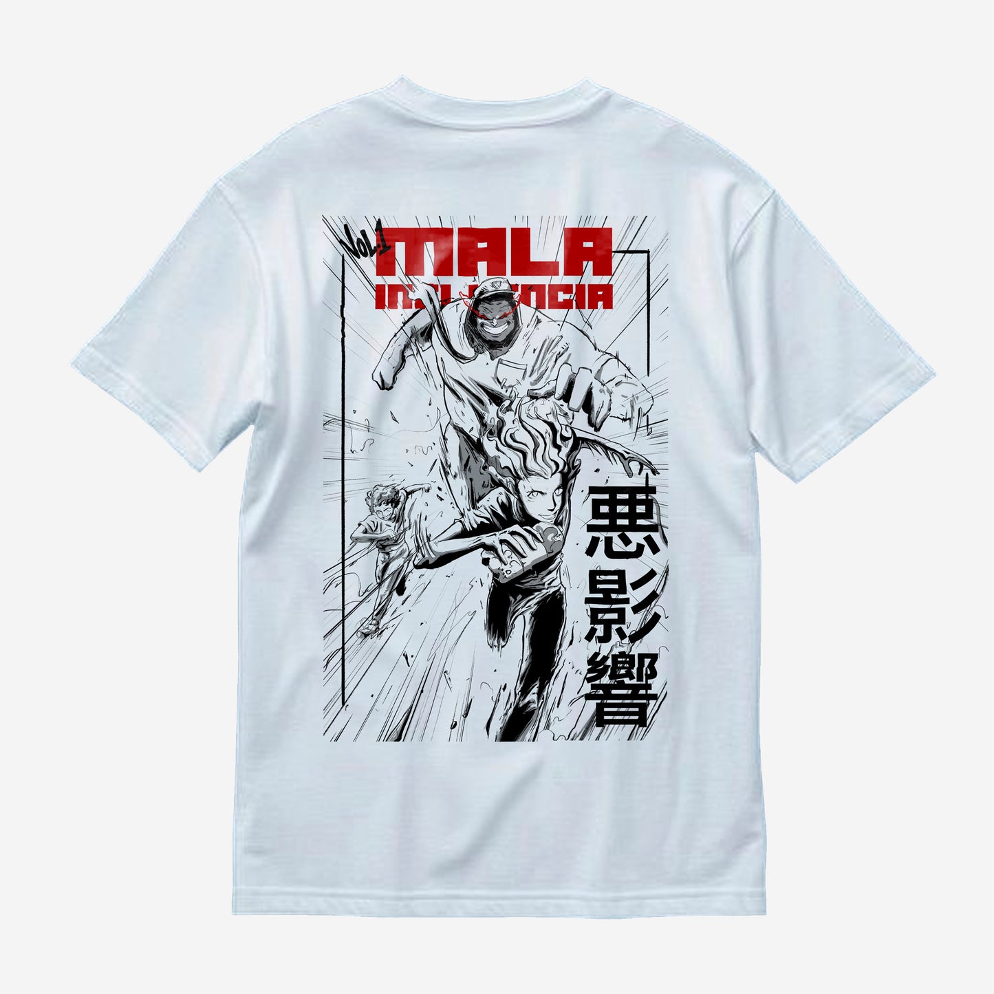 Camisa Mala Influencia - Edicion Blanca