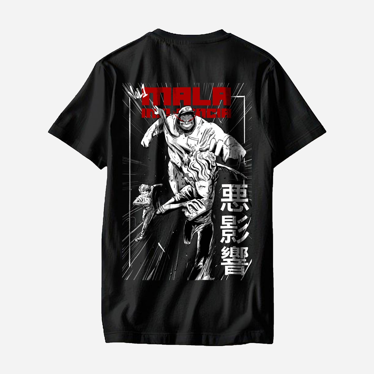 Camisa Mala Influencia - Edicion Negra